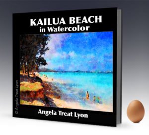 Kailua Beach in Watercolor