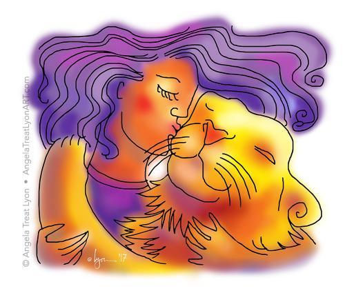 Lion Kisses